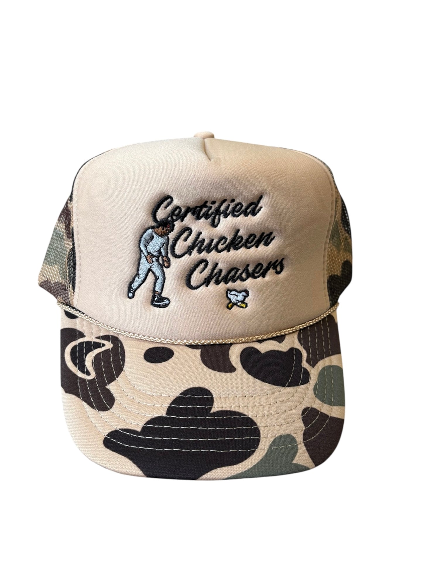 Classic Logo Trucker hat (Tan/Camo)