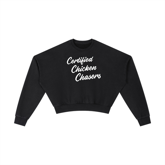 Vintage Washed Cropped Sweatshirt