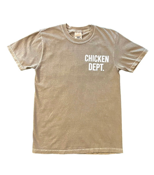 CHICKEN DEPT. Tee (Mocha)