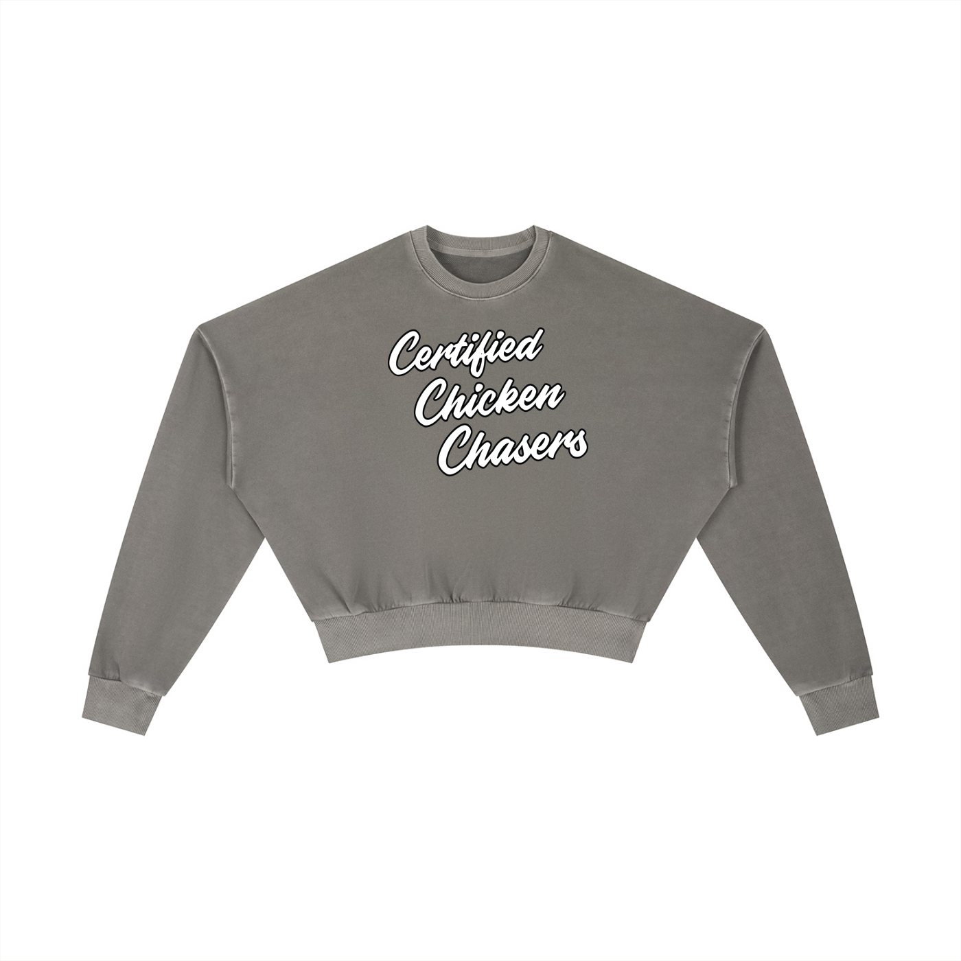 Vintage Washed Cropped Sweatshirt