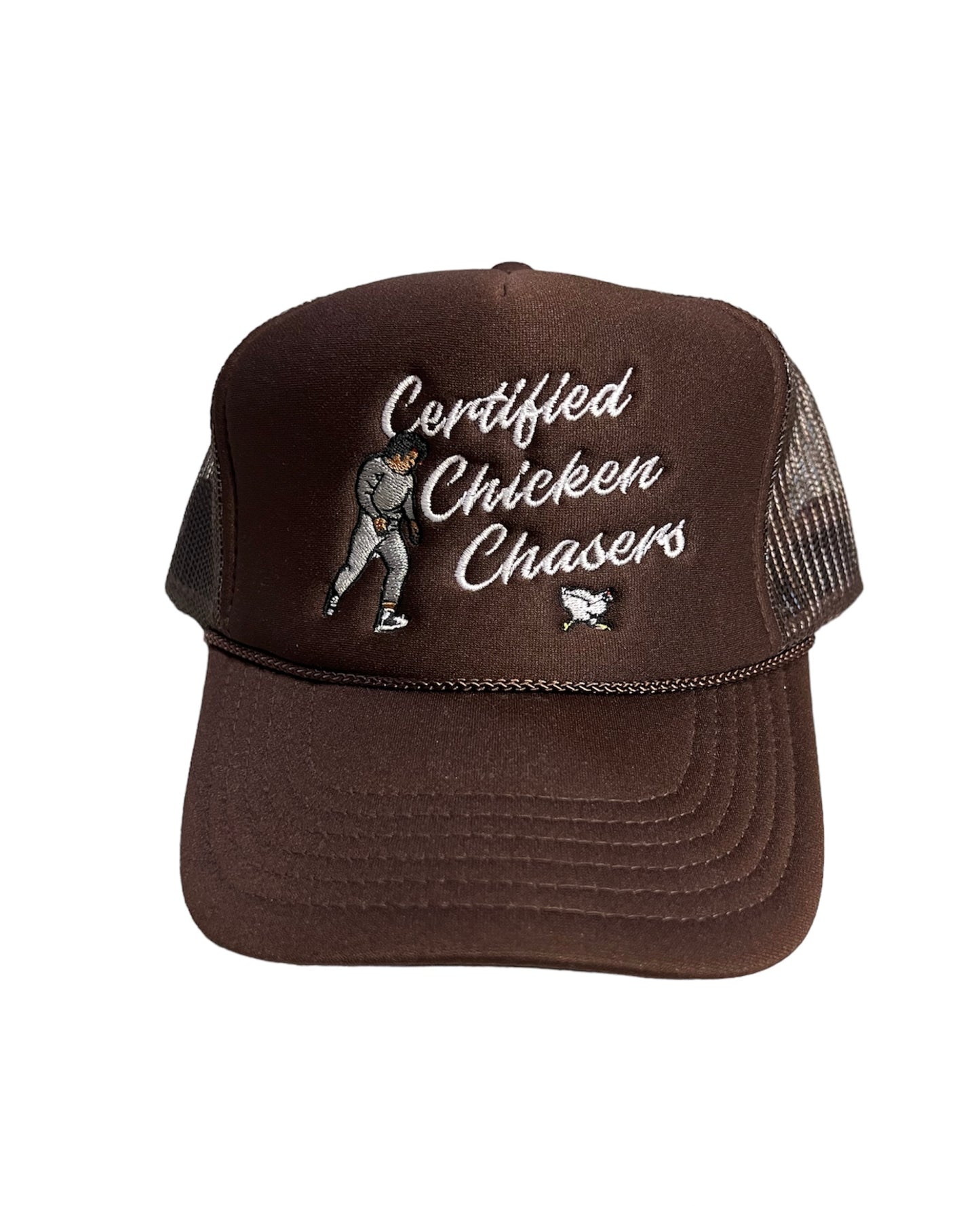 Classic logo Trucker Cap (Brown)