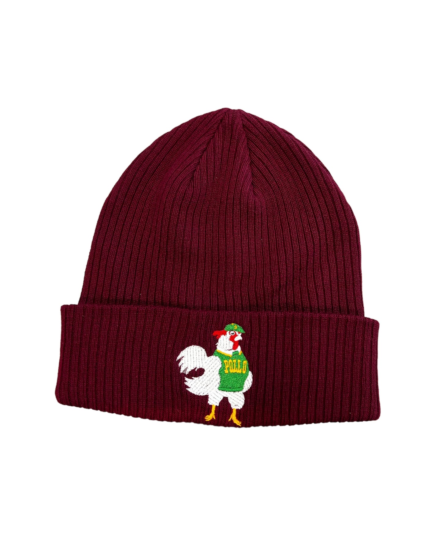 Pollo Chicken Rib-Knit beanie