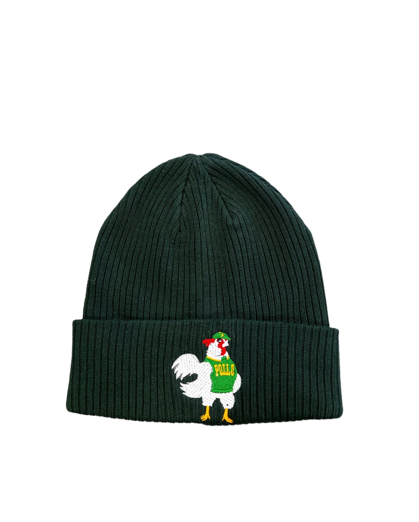 Pollo Chicken Rib-Knit beanie