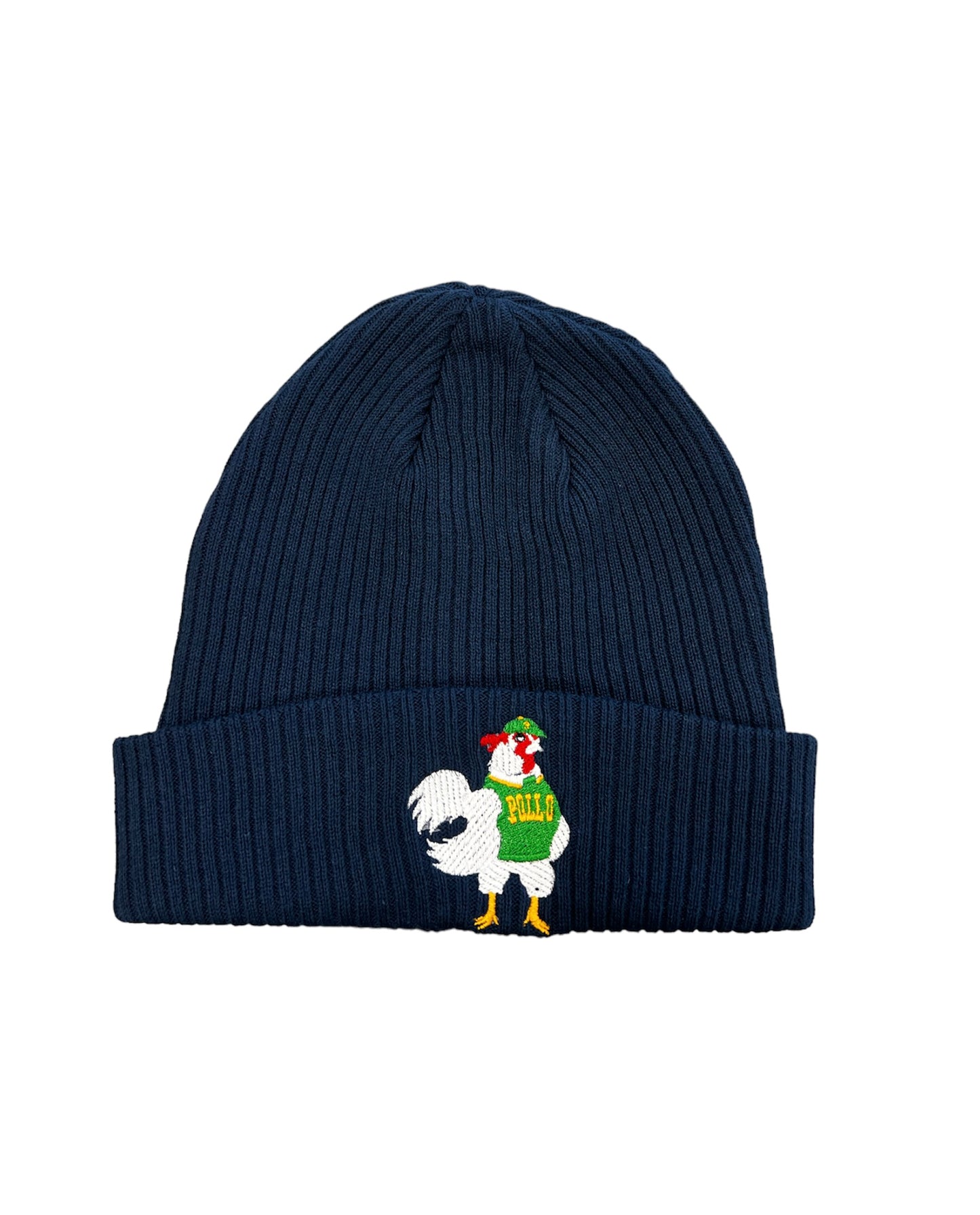 Pollo Chicken Rib-Knit beanie