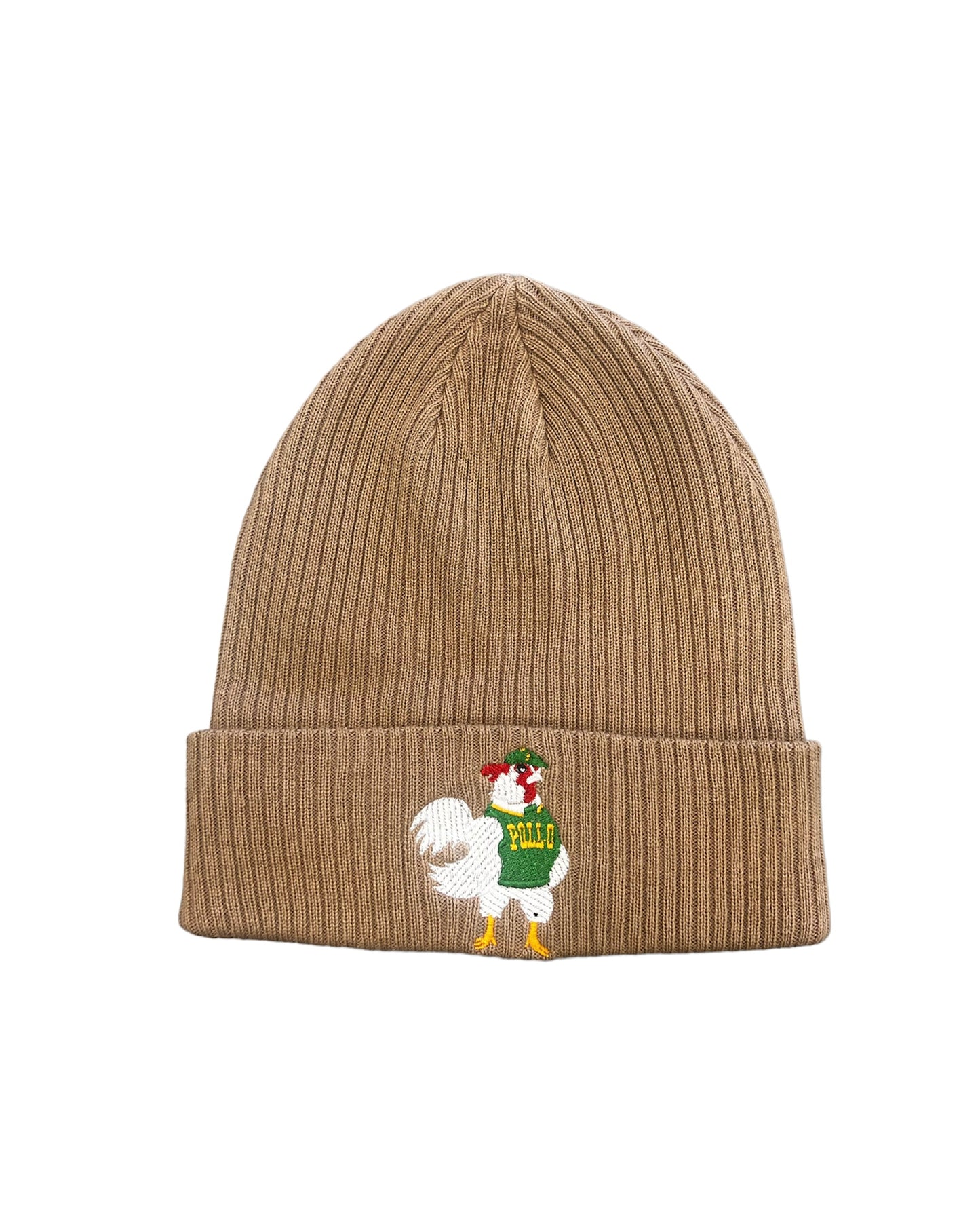 Pollo Chicken Rib-Knit beanie